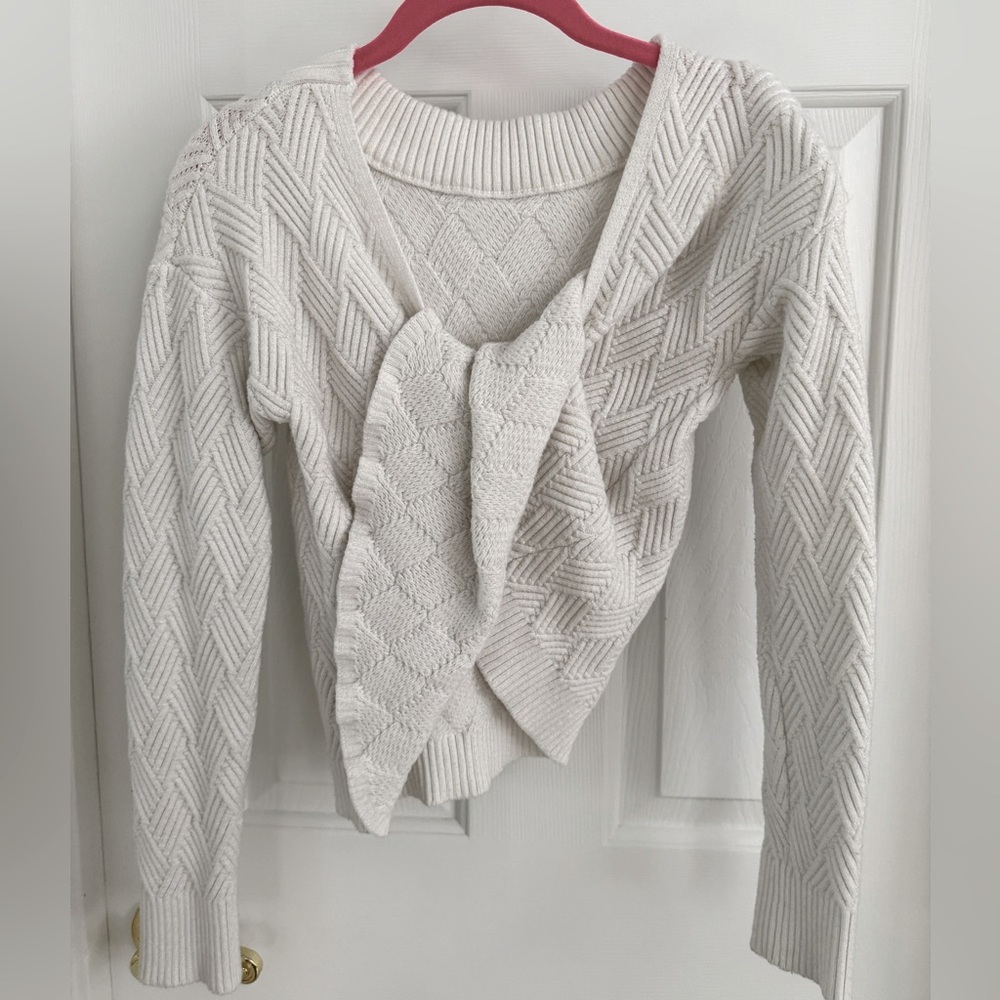 Carbon38 Reversible Sweater White Size XS
